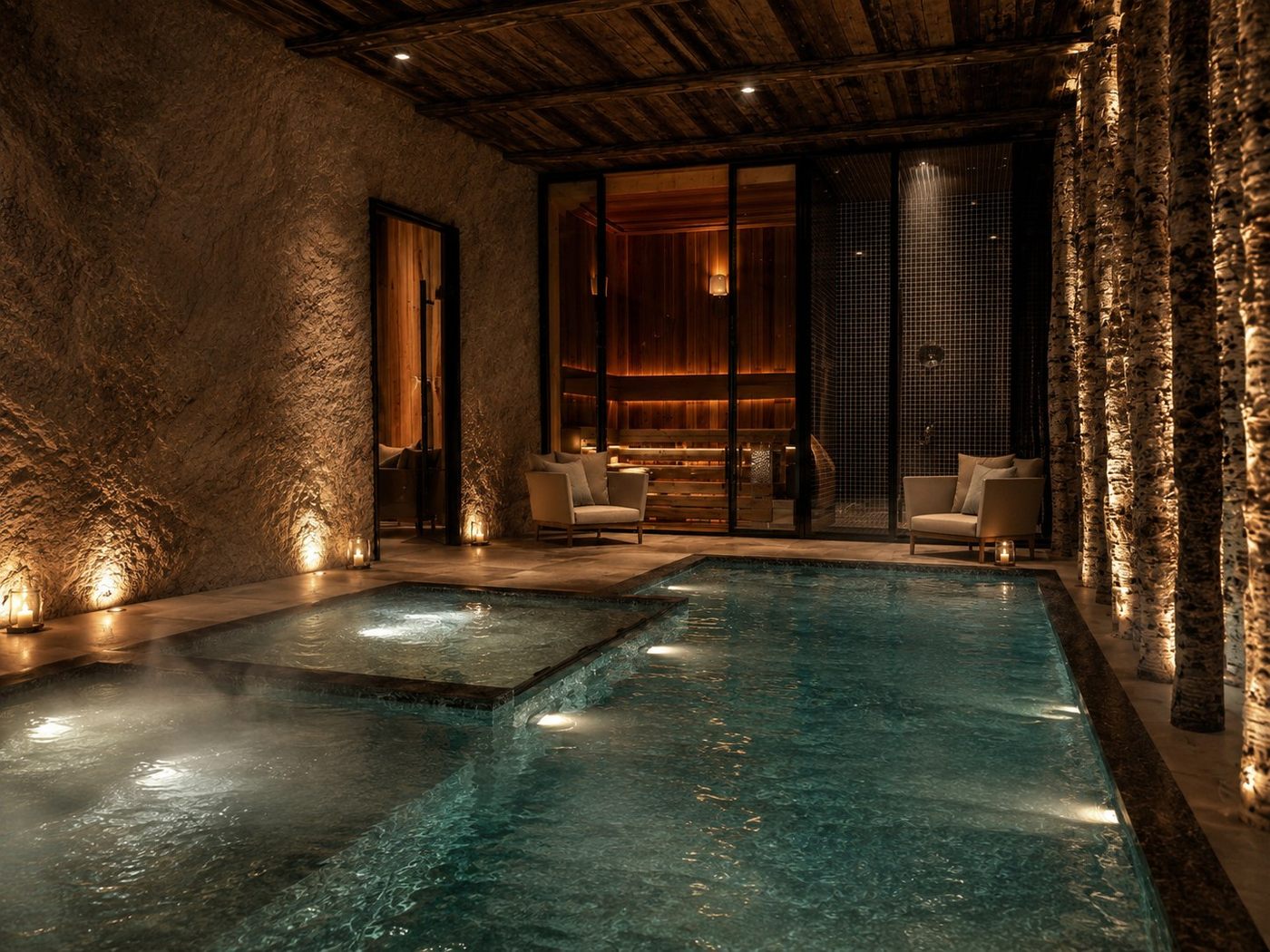 Le bassin du spa